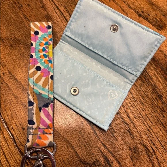 Vera Bradley Multicolor Keychain and Card Holder - Picture 2 of 5